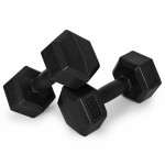 Šesťhranné činky, sada 2x2 kg, závažia na cvičenie, fitness závažia, čierne, MOVEPRO Šesťhranné činky, sada 2x2 kg, závažia na cvičenie, fitness závažia, čierne, MOVEPRO