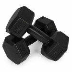 Šesťhranné činky, sada 2x2 kg, závažia na cvičenie, fitness závažia, čierne, MOVEPRO Šesťhranné činky, sada 2x2 kg, závažia na cvičenie, fitness závažia, čierne, MOVEPRO
