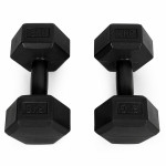 Šesťhranné činky, sada 2x3 kg, závažia na cvičenie, fitness závažia, čierne, MOVEPRO Šesťhranné činky, sada 2x3 kg, závažia na cvičenie, fitness závažia, čierne, MOVEPRO