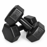Šesťhranné činky, sada 2x3 kg, závažia na cvičenie, fitness závažia, čierne, MOVEPRO Šesťhranné činky, sada 2x3 kg, závažia na cvičenie, fitness závažia, čierne, MOVEPRO
