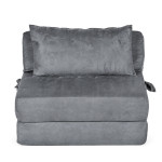 Rozkladacia pohovka 2 v 1, jednolôžková, penová, s funkciou spania, matrac 190 × 70 cm, ModernHome Rozkladacia pohovka 2 v 1, jednolôžková, penová, s funkciou spania, matrac 190 × 70 cm, ModernHome