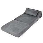 Rozkladacia pohovka 2 v 1, jednolôžková, penová, s funkciou spania, matrac 190 × 70 cm, ModernHome Rozkladacia pohovka 2 v 1, jednolôžková, penová, s funkciou spania, matrac 190 × 70 cm, ModernHome