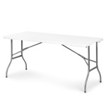 Záhradný stôl na catering 153 x 70 cm, skladací do kufríka, biely, MultiGarden Záhradný stôl na catering 153 x 70 cm, skladací do kufríka, biely, MultiGarden