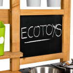 Záhradná kuchynka pre deti s príslušenstvom a kriedovou tabuľou ECOTOYS Záhradná kuchynka pre deti s príslušenstvom a kriedovou tabuľou ECOTOYS