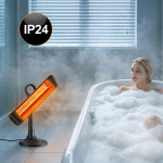 Infračervený ohrievač na terasu – horizontálny, vertikálny, oscilačný, 1000 W Infračervený ohrievač na terasu – horizontálny, vertikálny, oscilačný, 1000 W