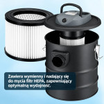 Priemyselný krbový vysávač na popol a sadze, odolný voči vysokým teplotám, 15 l, 800 W Priemyselný krbový vysávač na popol a sadze, odolný voči vysokým teplotám, 15 l, 800 W