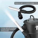 Priemyselný krbový vysávač na popol a sadze, odolný voči vysokým teplotám, 15 l, 800 W Priemyselný krbový vysávač na popol a sadze, odolný voči vysokým teplotám, 15 l, 800 W