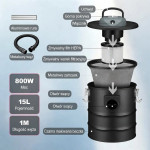 Priemyselný krbový vysávač na popol a sadze, odolný voči vysokým teplotám, 15 l, 800 W Priemyselný krbový vysávač na popol a sadze, odolný voči vysokým teplotám, 15 l, 800 W