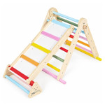 Drevené detské ihrisko, lezecká súprava Montessori, rebrík, rovnovážna lišta LUNA ECOTOYS Drevené detské ihrisko, lezecká súprava Montessori, rebrík, rovnovážna lišta LUNA ECOTOYS
