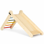 Drevené detské ihrisko, lezecká súprava Montessori, rebrík s rampou HENRY ECOTOYS Drevené detské ihrisko, lezecká súprava Montessori, rebrík s rampou HENRY ECOTOYS