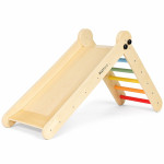 Drevené detské ihrisko, lezecká súprava Montessori, rebrík s rampou HENRY ECOTOYS Drevené detské ihrisko, lezecká súprava Montessori, rebrík s rampou HENRY ECOTOYS