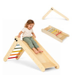 Drevené detské ihrisko, lezecká súprava Montessori, rebrík s rampou HENRY ECOTOYS Drevené detské ihrisko, lezecká súprava Montessori, rebrík s rampou HENRY ECOTOYS