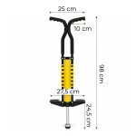 Pogo tyč na skákanie, jump stick, skákadlo pre deti do 80 kg, žltá