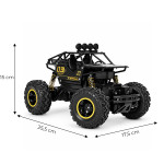 Diaľkovo ovládané terénne RC auto v mierke 1:16, pohon 4x4, akumulátor 4,8 V, 2000 mAh
