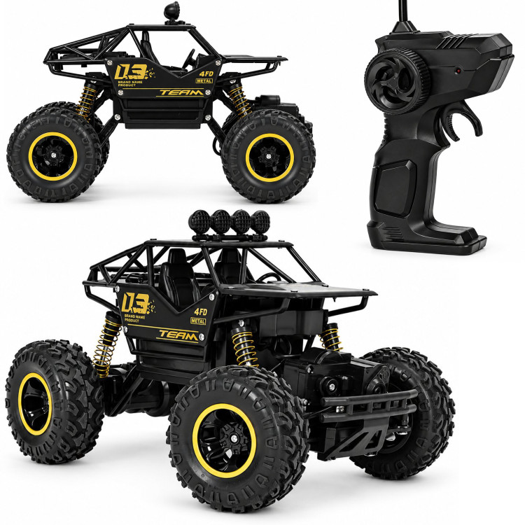 Diaľkovo ovládané terénne RC auto v mierke 1:16, pohon 4x4, akumulátor 4,8 V, 2000 mAh