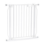 Bezpečnostná bránka 75–83 cm na schody a dvere, oceľová, biela, ECOTOYS Bezpečnostná bránka 75–83 cm na schody a dvere, oceľová, biela, ECOTOYS