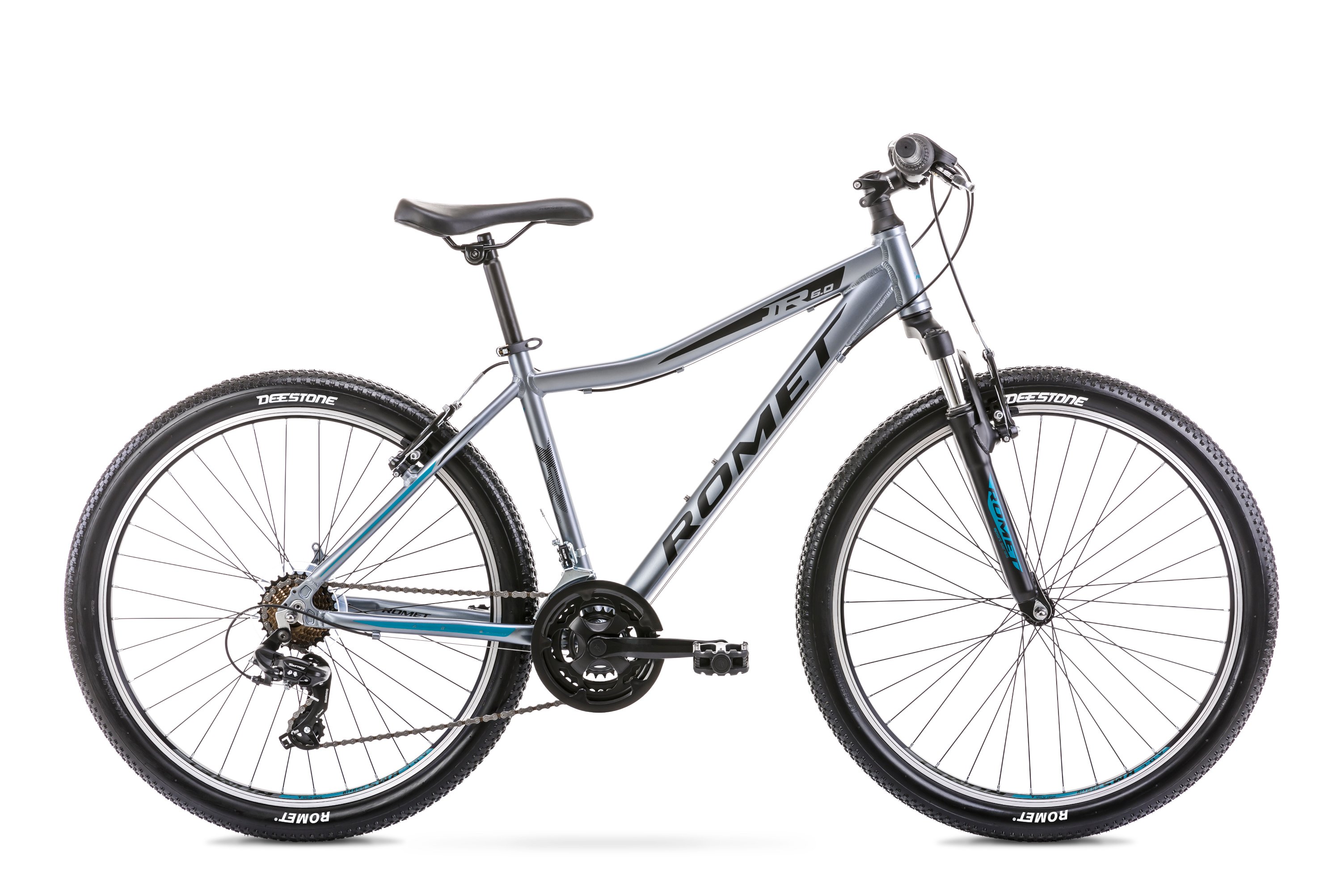 Romet Rambler 26&quot; R6.0 JR Horský bicykel grafitovo-tyrkysový hliníkový 19&quot; 2022