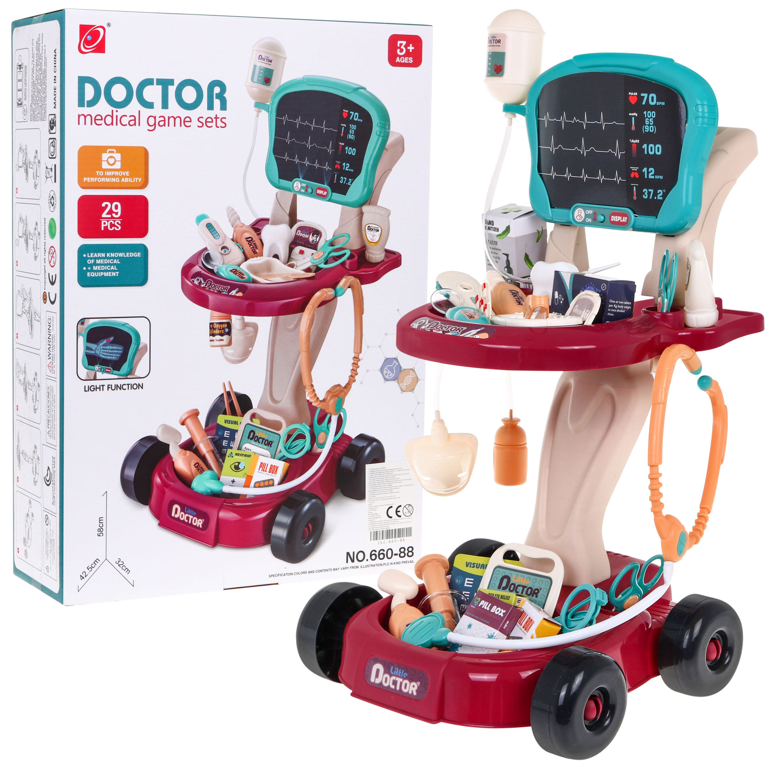RAMIZ Detský lekársky vozík