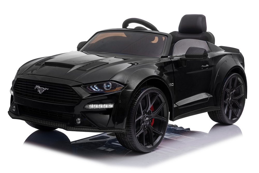 LEAN CARS ELEKTRICKÉ AUTÍČKO -  Ford Mustang GT SX2038 - čierne - 2x200W MOTOR - 2x12V7Ah BATÉRIA -2026