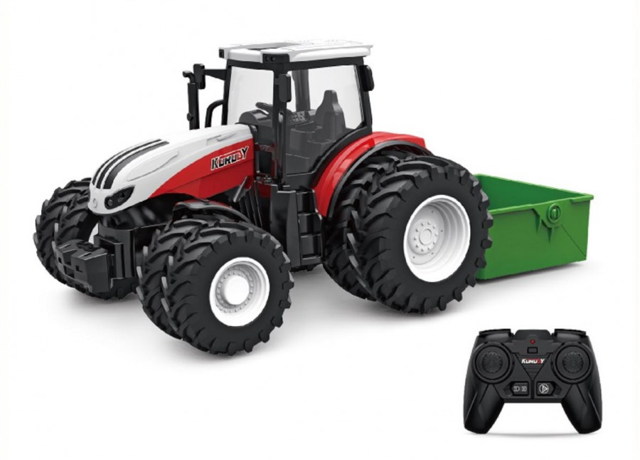 HUINA H-Toys Poľnohospodársky traktor 1:24 2,4 GHz RTR so skládkovým kontajnerom