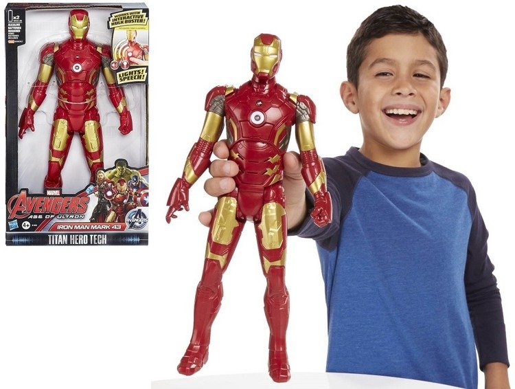 HASBRO Postavička Iron-man Ultrone Time so zvukmi