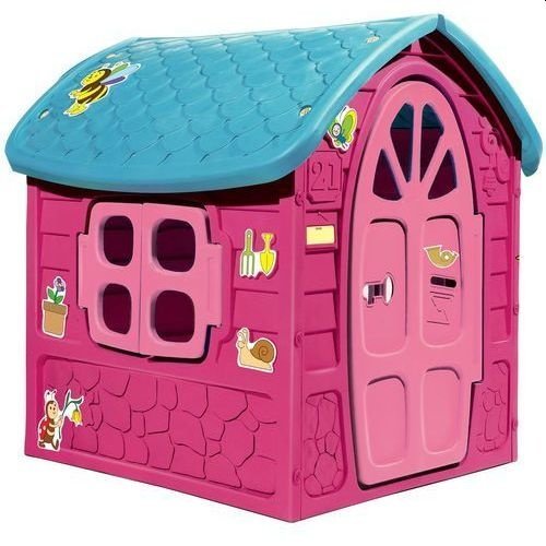 LEAN TOYS Záhradný domček pre deti ružový