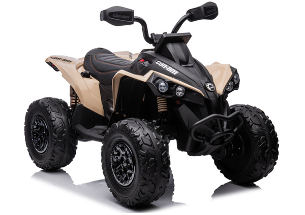 Lean Cars Elektrická Štvorkolka - CAN-AM, DK-CA002 4x4 - hnedá - 4x45W - 12V10Ah - 2026