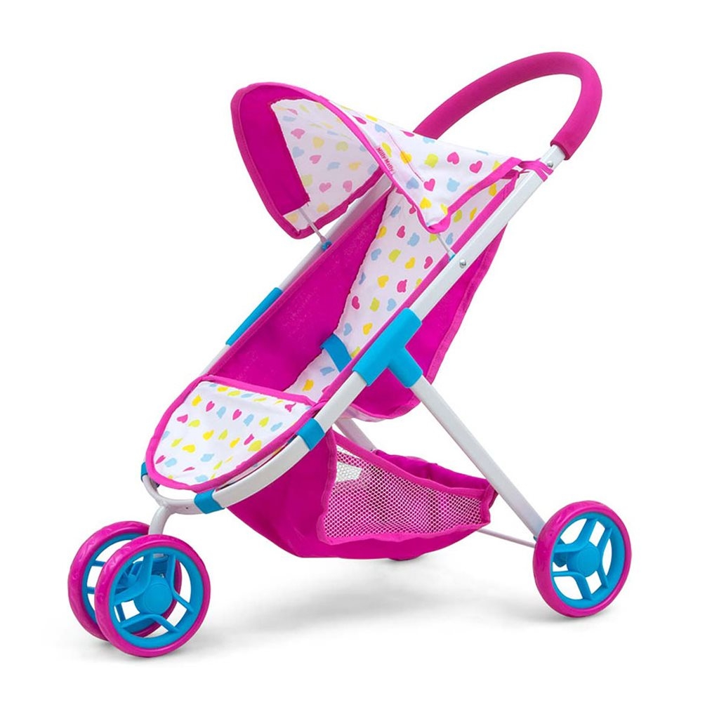 CreativeToys Detská bugina pre bábiky – Milly Mally Susie Candy