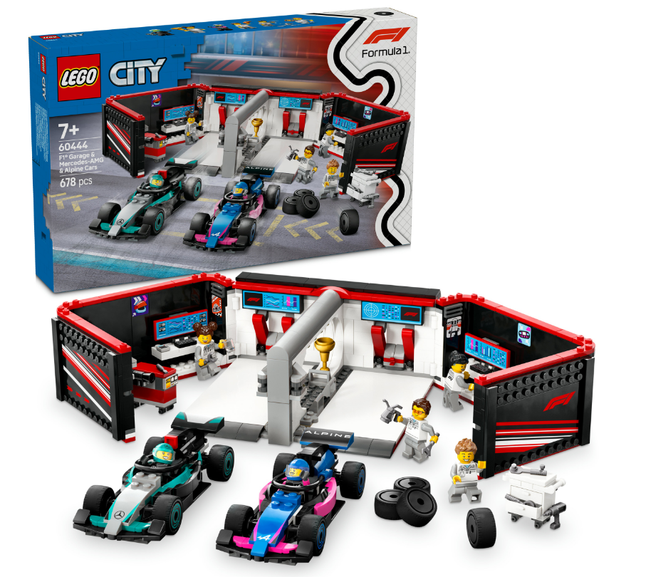 LEGO LEGO City – Zastávka v F1 a vozidlá Mercedes - AMG a Alpine