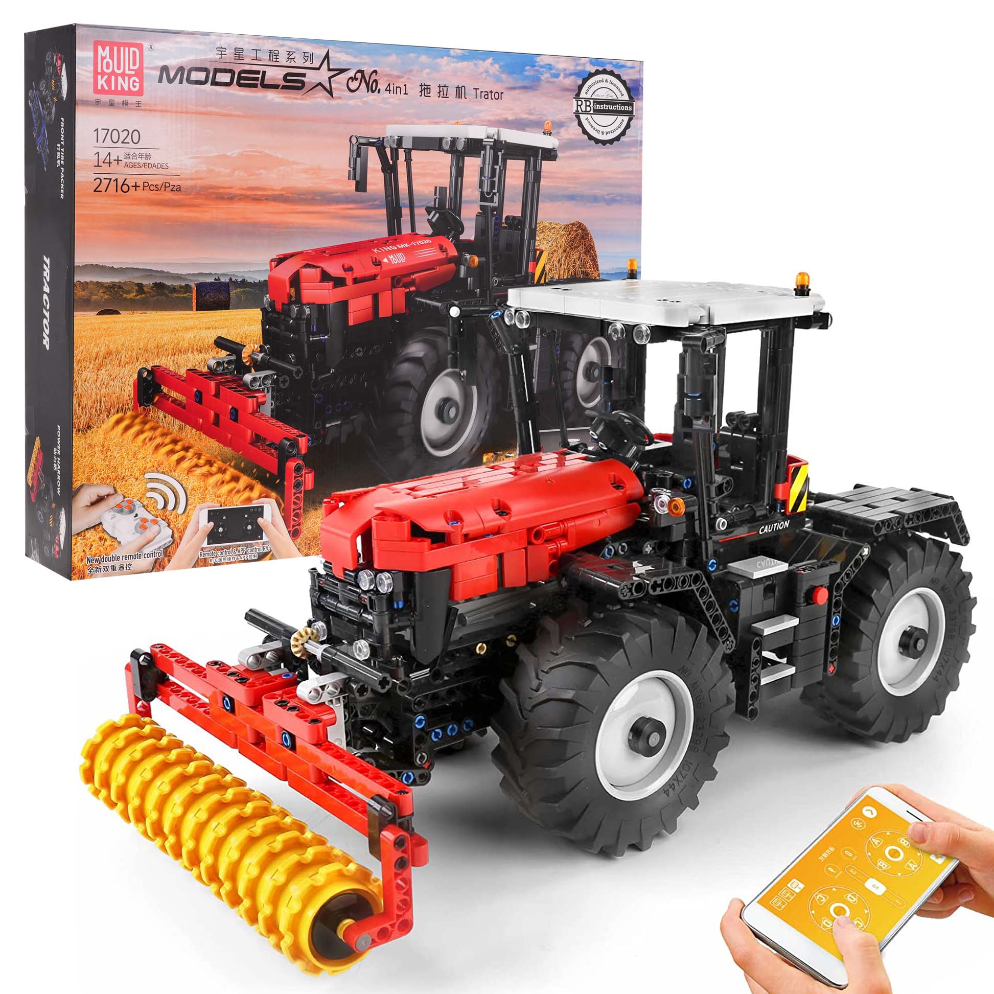 Ramiz Stavebnica R/C Traktor – 2716ks.