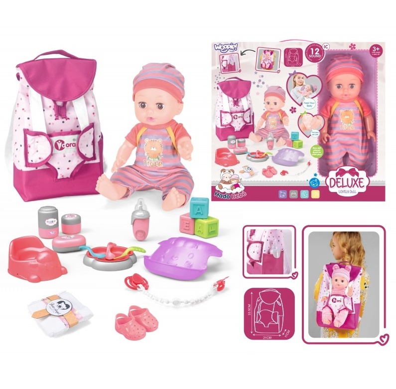 WOOPIE Sada bábiky s príslušenstvom Deluxe