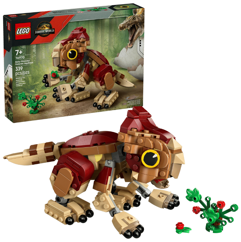 LEGO LEGO Jurassic World – Dinosaurie mláďa Dolores, Aquilops