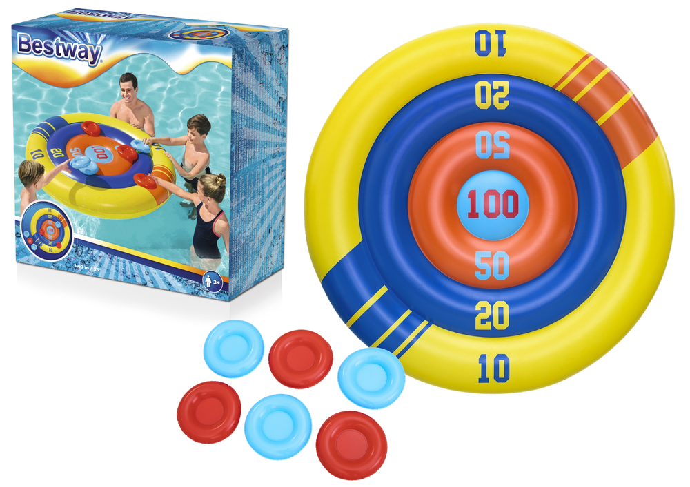 Bestway Nafukovací terč na hranie v bazéne, Frisbee 140 cm - Bestway 52566