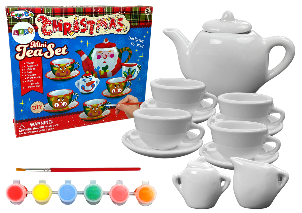 LEAN TOYS Porcelánová vianočná DIY sada na maľovanie