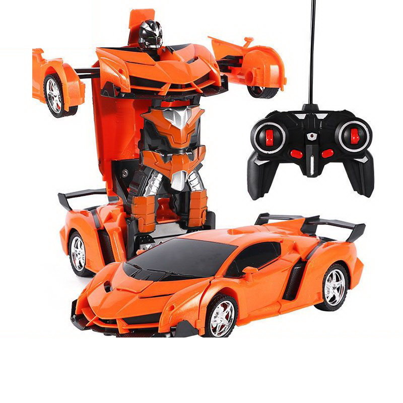 LEAN TOYS R/C Transformer 2v1 – oranžový