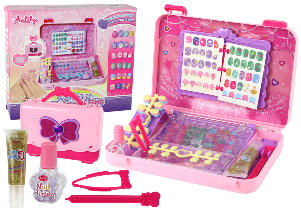 Lean Toys Malý detský kufrík na manikúru
