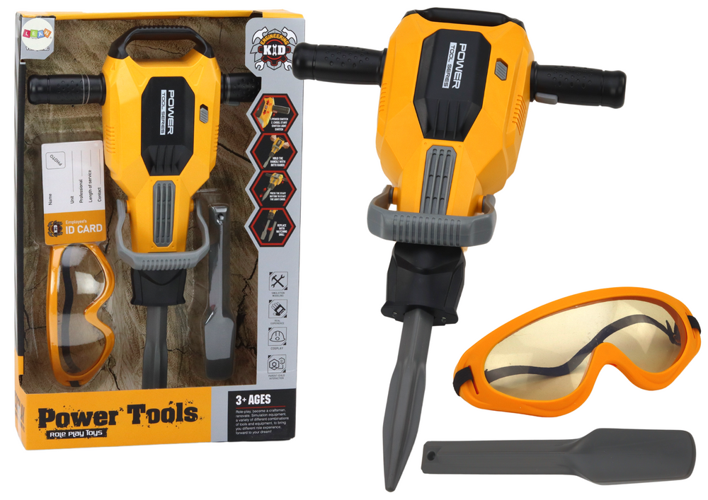 LEAN TOYS Zbíjačka - žltá