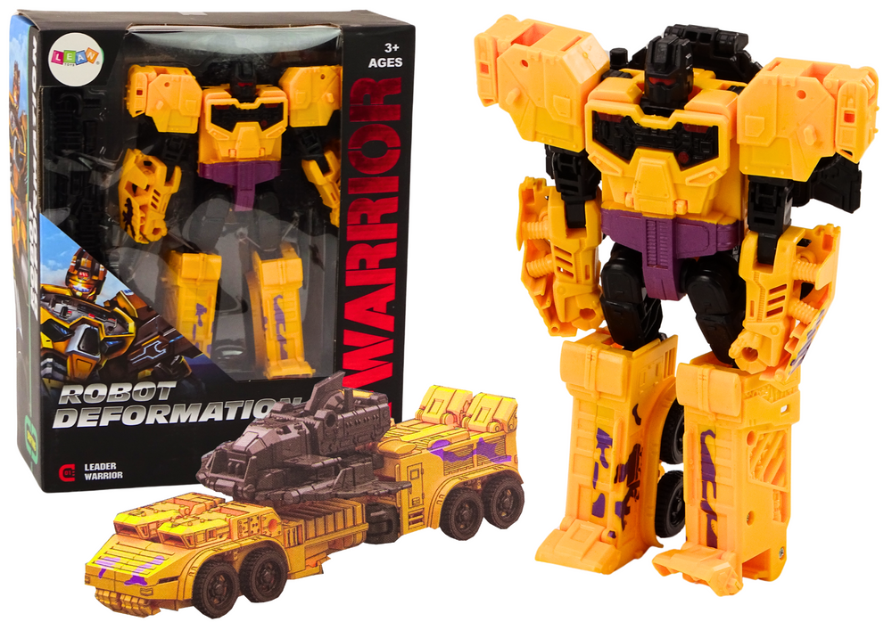 LEAN TOYS Robotický tank 2v1 Transformers X-Warrior – žltá