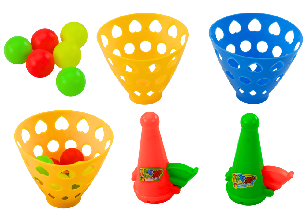 LEAN TOYS Arkádová hra Catcher Ball Koše