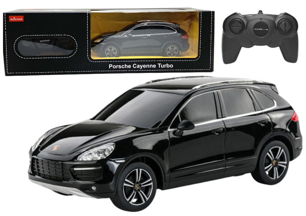 Rastar RC Auto Porsche Cayenne Turbo Black 1:24 Rastar