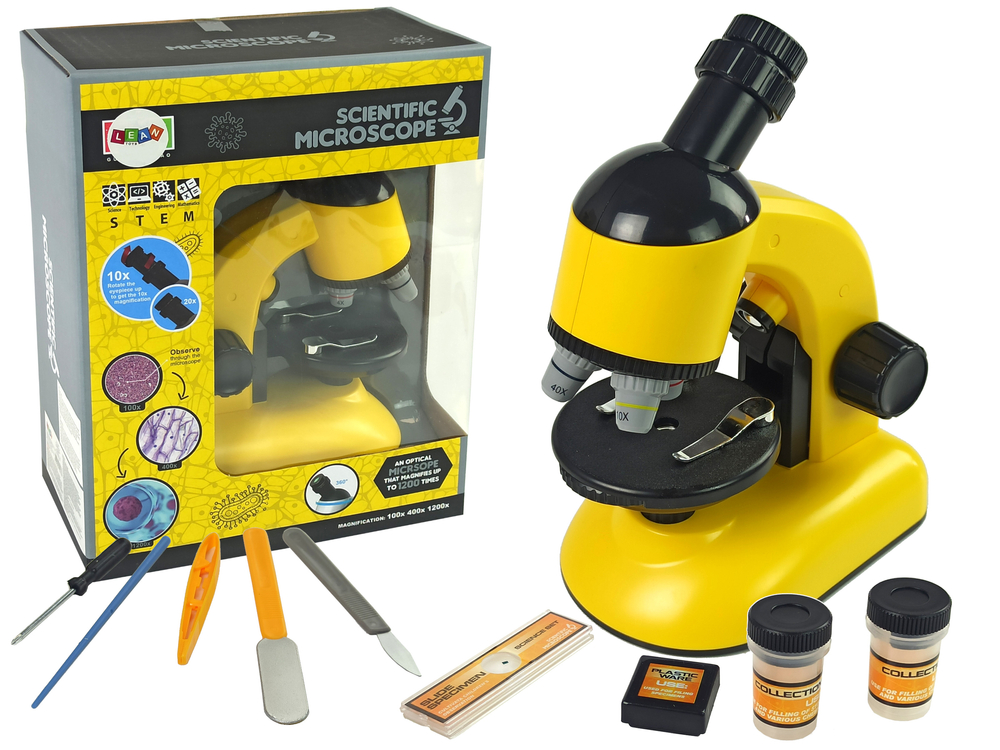LEAN TOYS Vzdelávacia súprava mikroskopu pre malého vedca